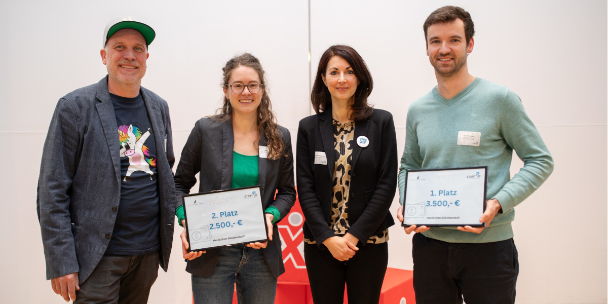 Die Preisträger:innen. Foto: StartMiUp/Henrik Isenberg